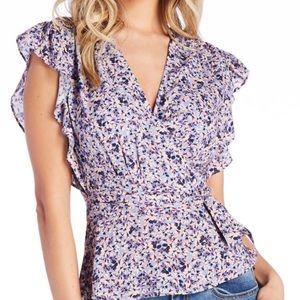 Jessica Simpson Floral Print Top